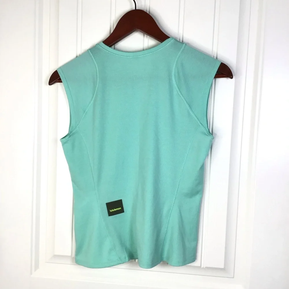 LULULEMON Cap Sleeve Hiking Tank Top in Wild Mint Size Small.